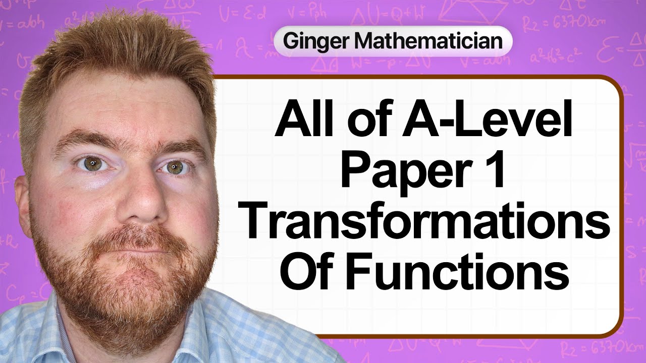All of A-Level Maths P1 Transformations of Functions