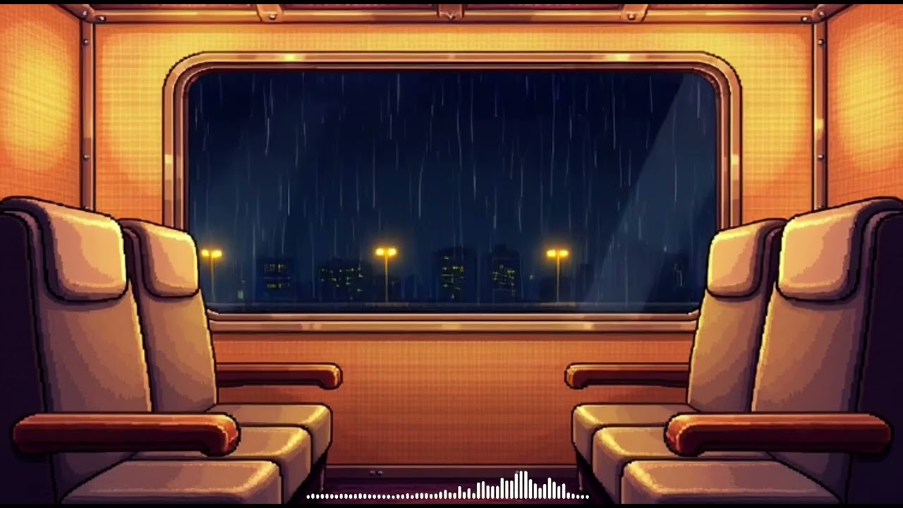 Midnight Train Journey — Lofi Neo Soul Beats for Late Night Study & Relax