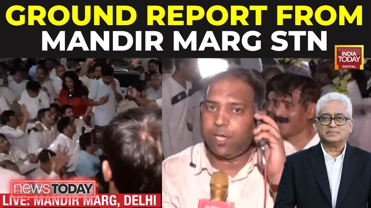 Ground Report From Mandir Marg Police Station Where Detained Opposition Leaders Are Being Held | ...