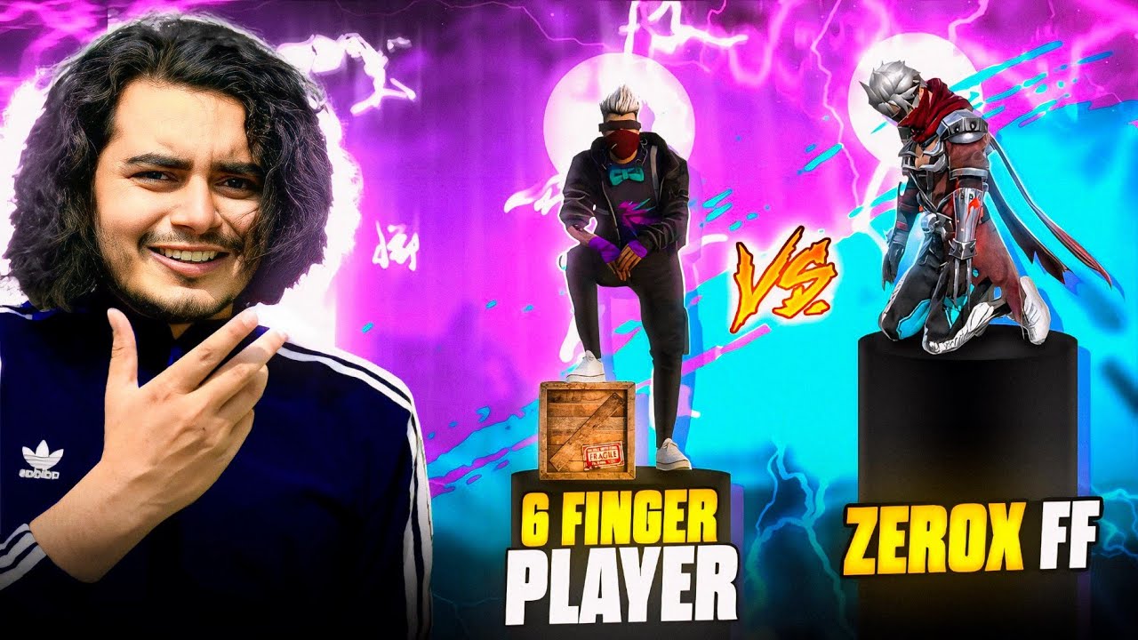 1000% Confident 📈 Fastest 6 Finger Player Challenge Zerox FF 🌪| Infinity Speed x9999♾️🔥