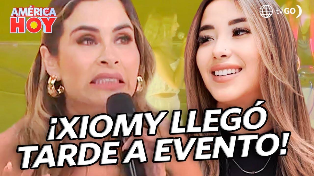 Am&eacute;rica Hoy: Xiomy Kanashiro arrived 6 hours late to an event in Trujillo (TODAY)