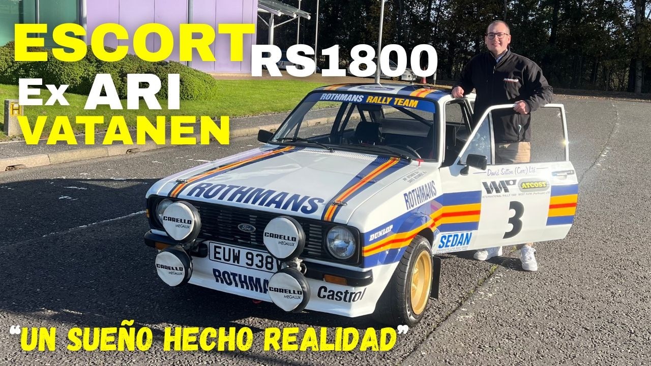 PRUEBA del FORD ESCORT RS1800 ex ARI VATANEN