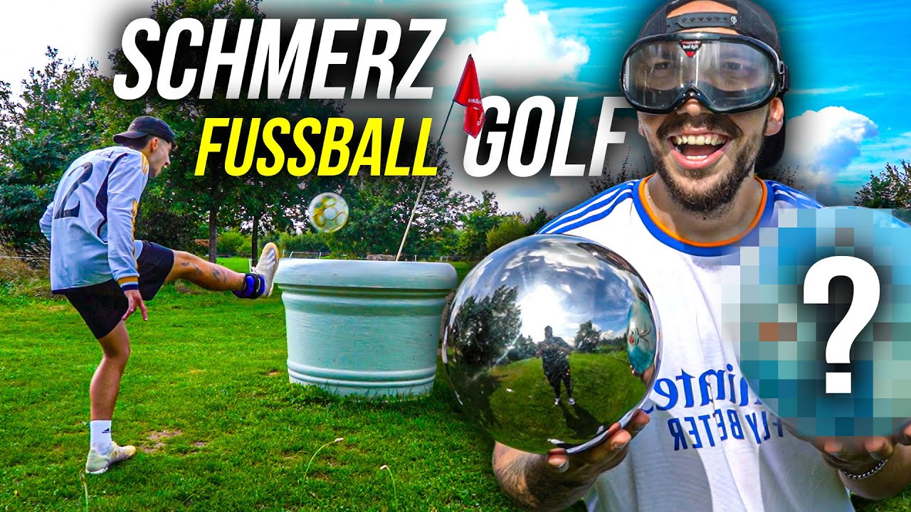 LUCAS VS LARS SCHMERZ FUßBALL GOLF CHALLENGE!