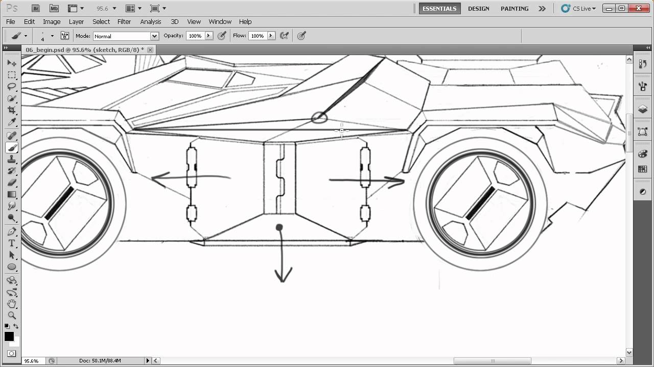 Create a Concept Vehicle from a 3D Sketch - pt 7