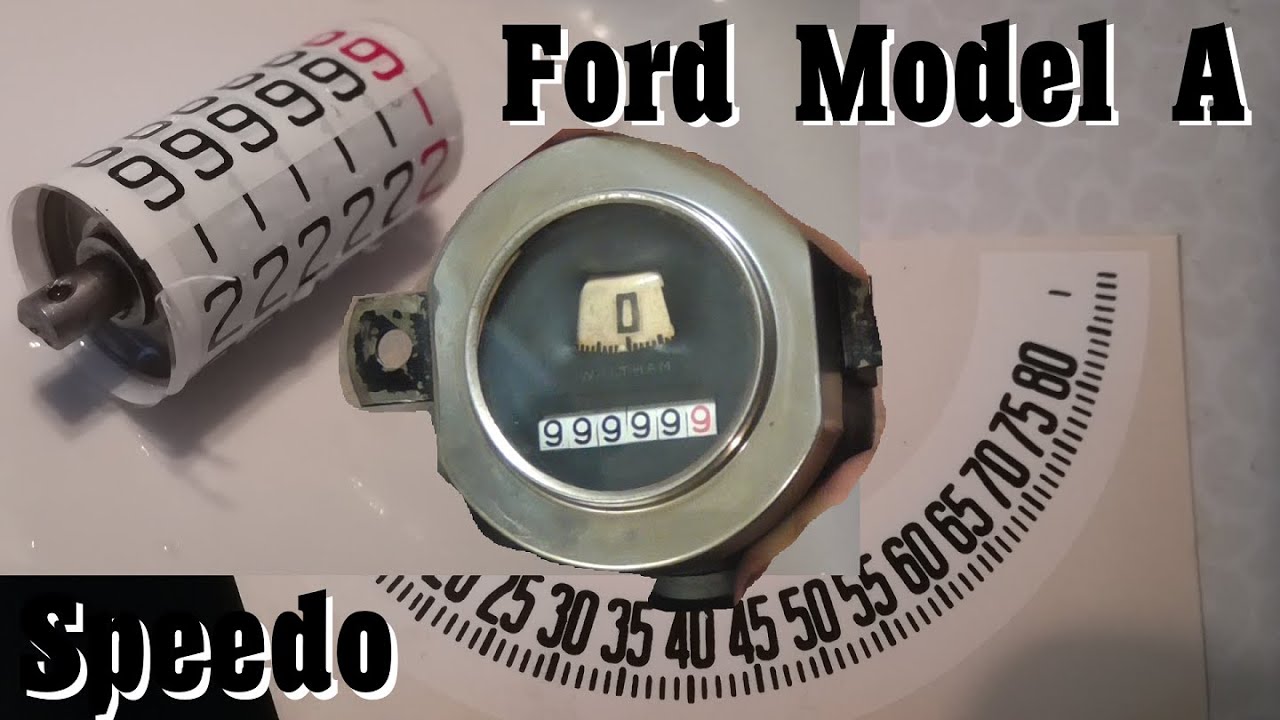Model A Speedometer Refurbishment