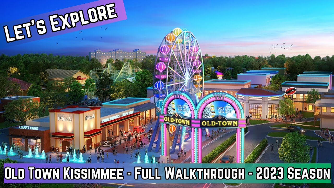 A Journey Through Old Town Kissimmee in March 2023 - Full Walkthrough