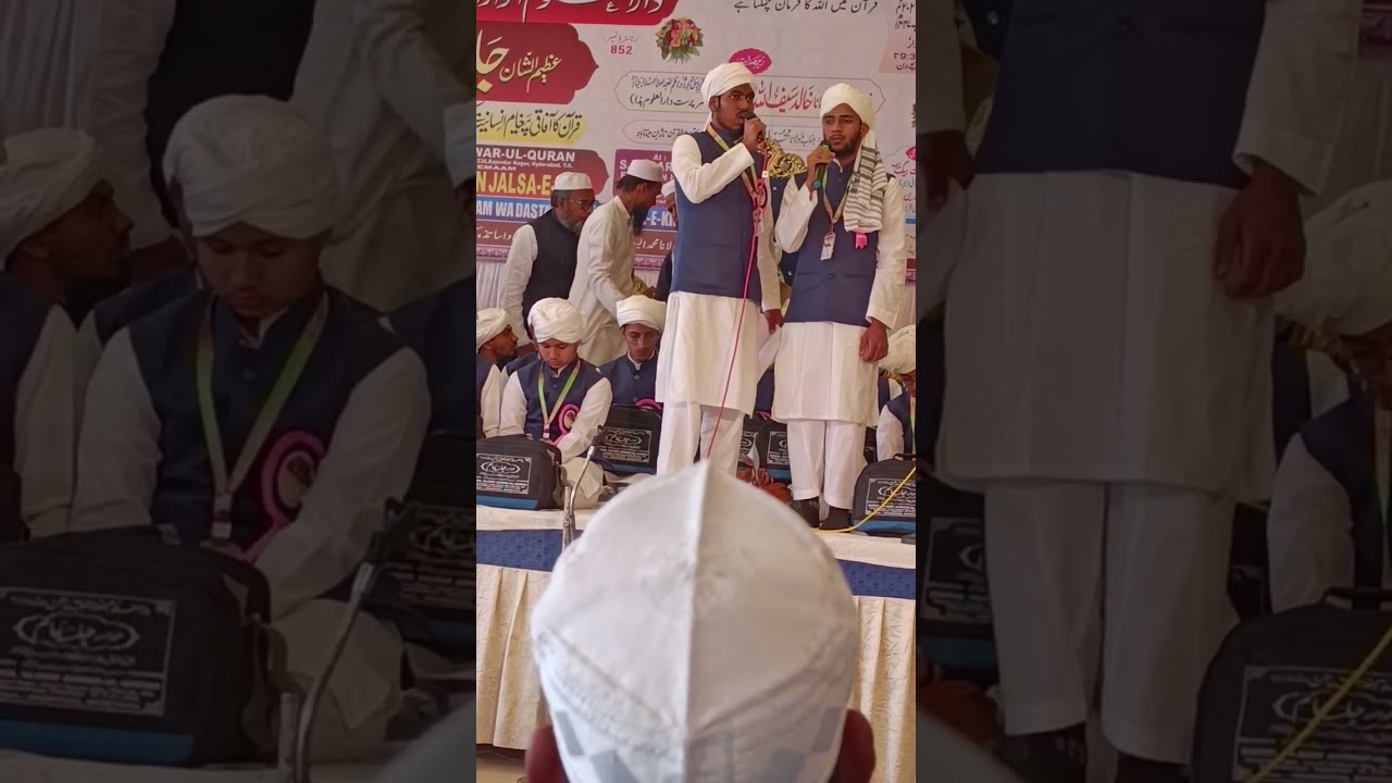 Alvidayi tarana darululoom anwarul quraan hyderabad . #tarana #viruls #madarsa #beautiful 