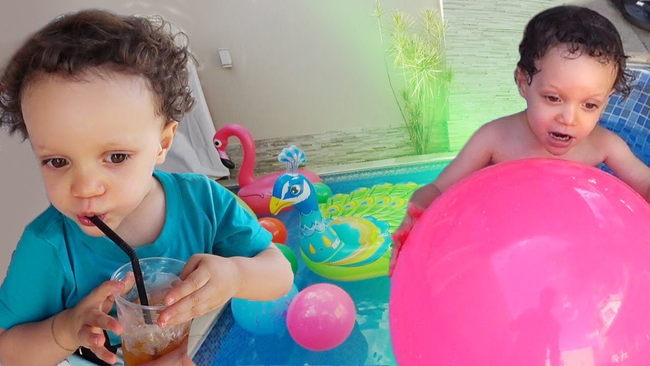 FESTA NA PISCINA NO ANIVERSÁRIO!