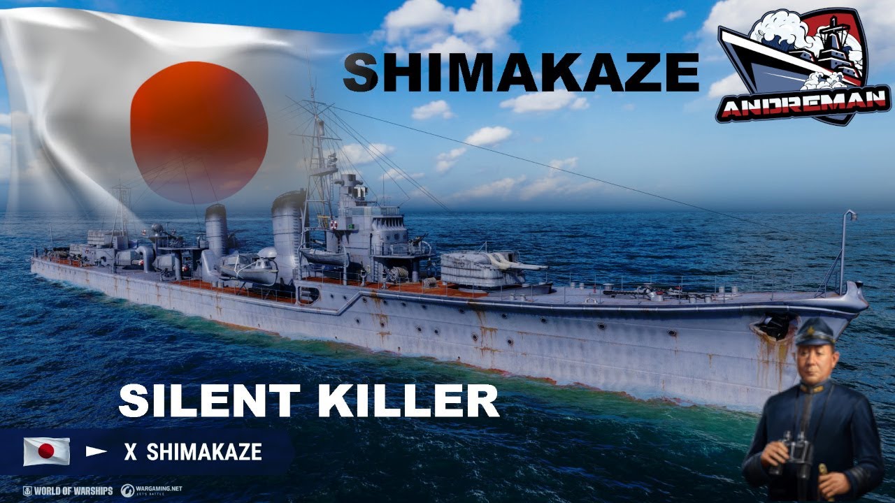 Shimakaze Japoński niszczyciel Tier X cichy morderca World of warships (Wows)