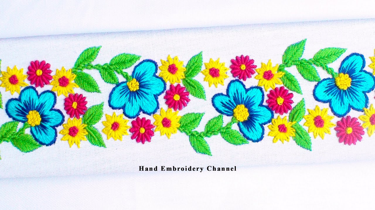 Hand embroidery tutorial || easy and step by step