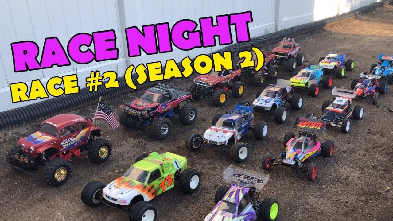 e195: RACE NIGHT  (Race #2 of Season 2) VINTAGE RC RACING