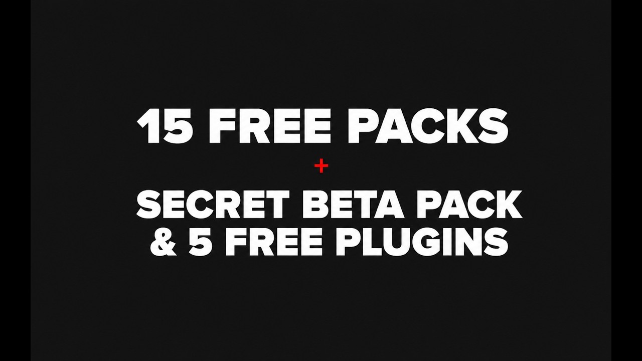 SECRET BETA PACK + 15 FREE PACKS & 5 FREE PLUGINS 🔥