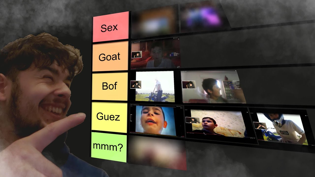 TIER LIST DES ANCIENNES VIDEOS