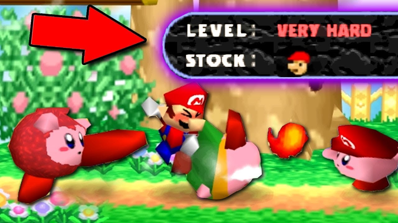 The hardest setting on Smash 64