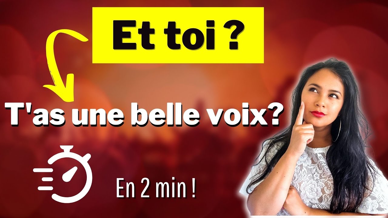 Comment bien chanter et avoir une belle voix ? #1 #Les2minutesdelavoix #coursdechant