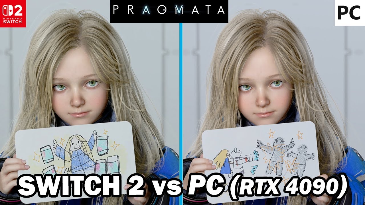 PRAGMATA - Nintendo Switch 2 vs PC Comparison | 4K