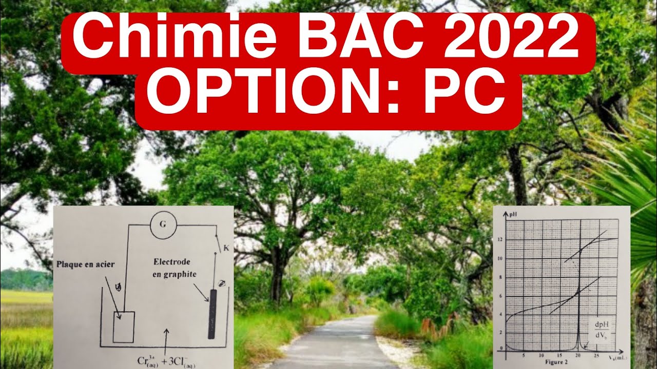 Correction examen national 2022 partie chimie تصحيح الامتحان الوطني الكيمياء