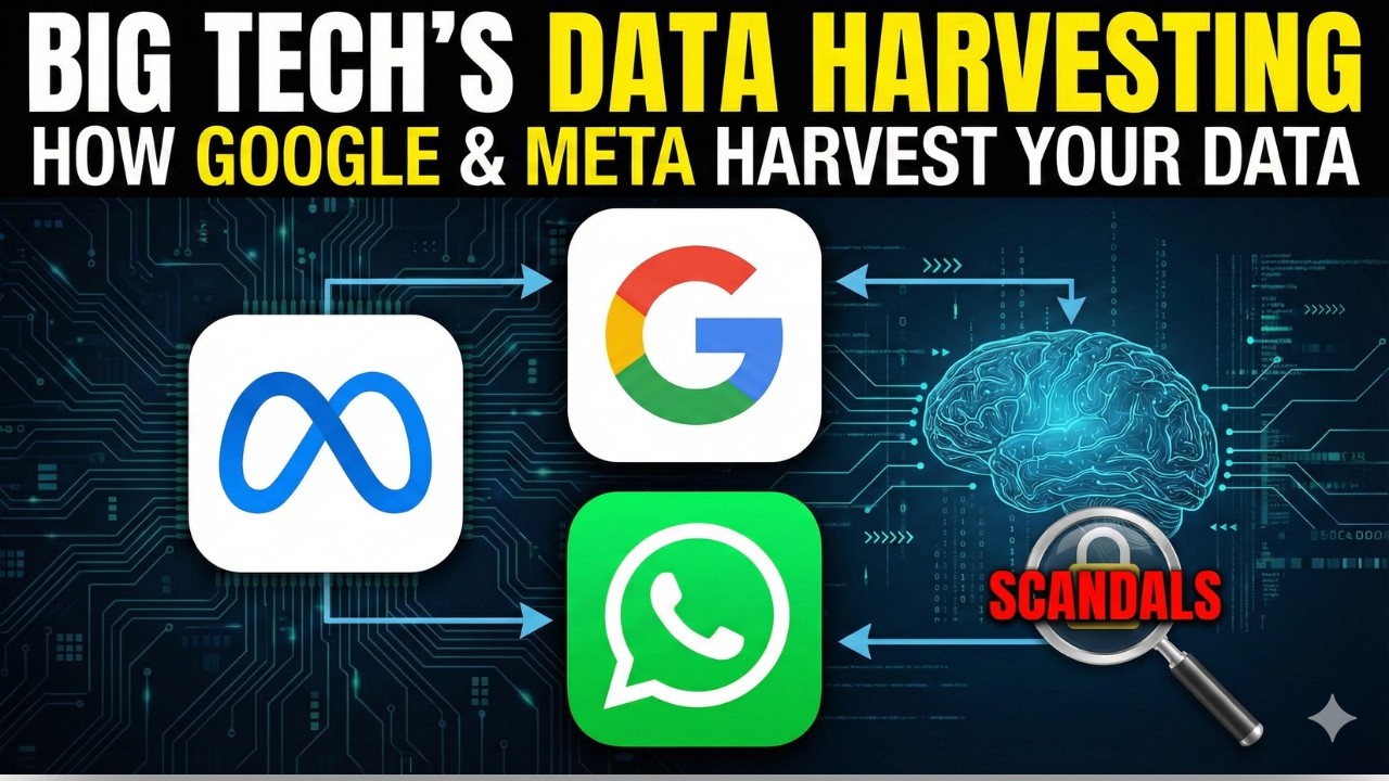 Big Tech's Data Harvesting and Privacy Scandals | How Google & Meta Harvest Your Data