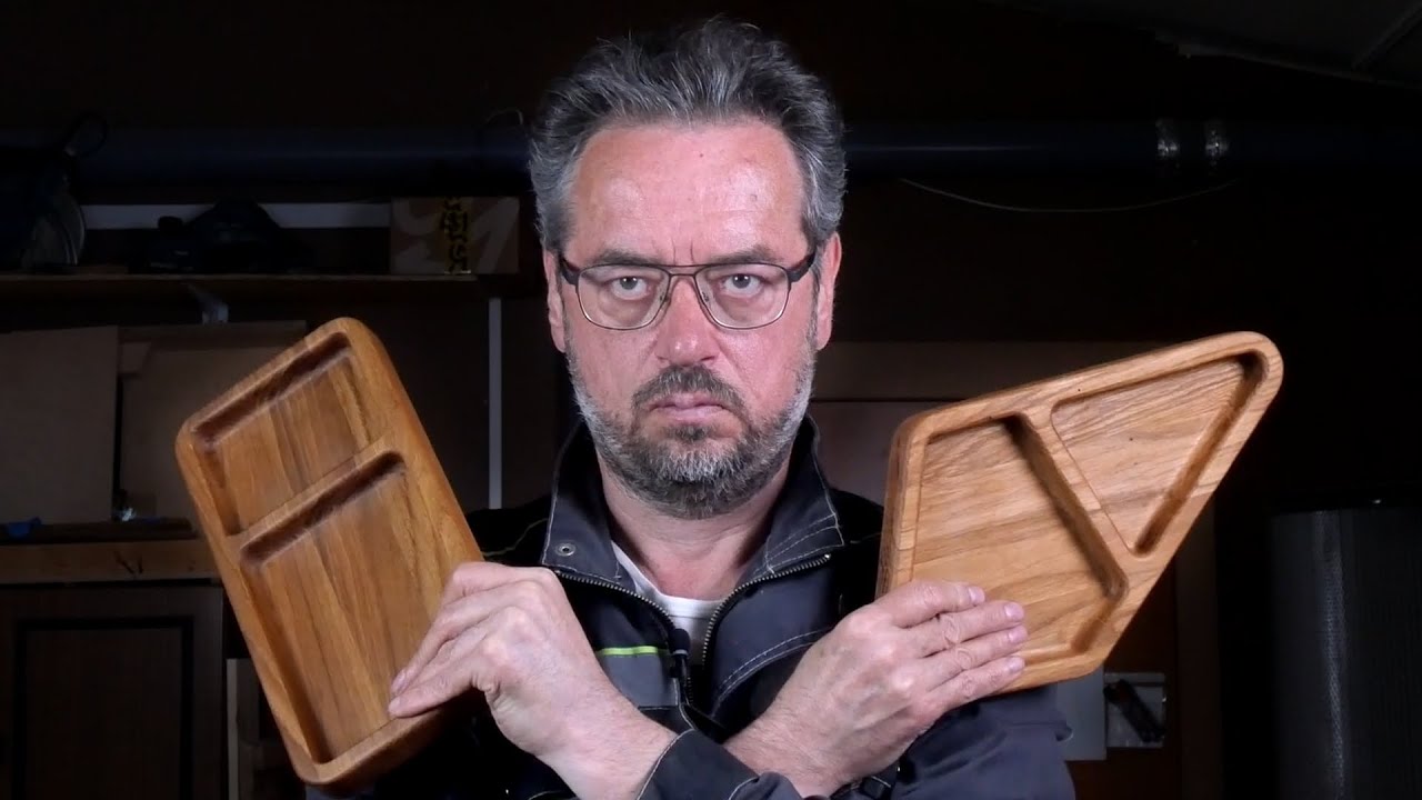 Дерзко, зато технологично&hellip; СЕКЦИОННЫЙ ПОДНОС из дерева | Делаем не как все ►