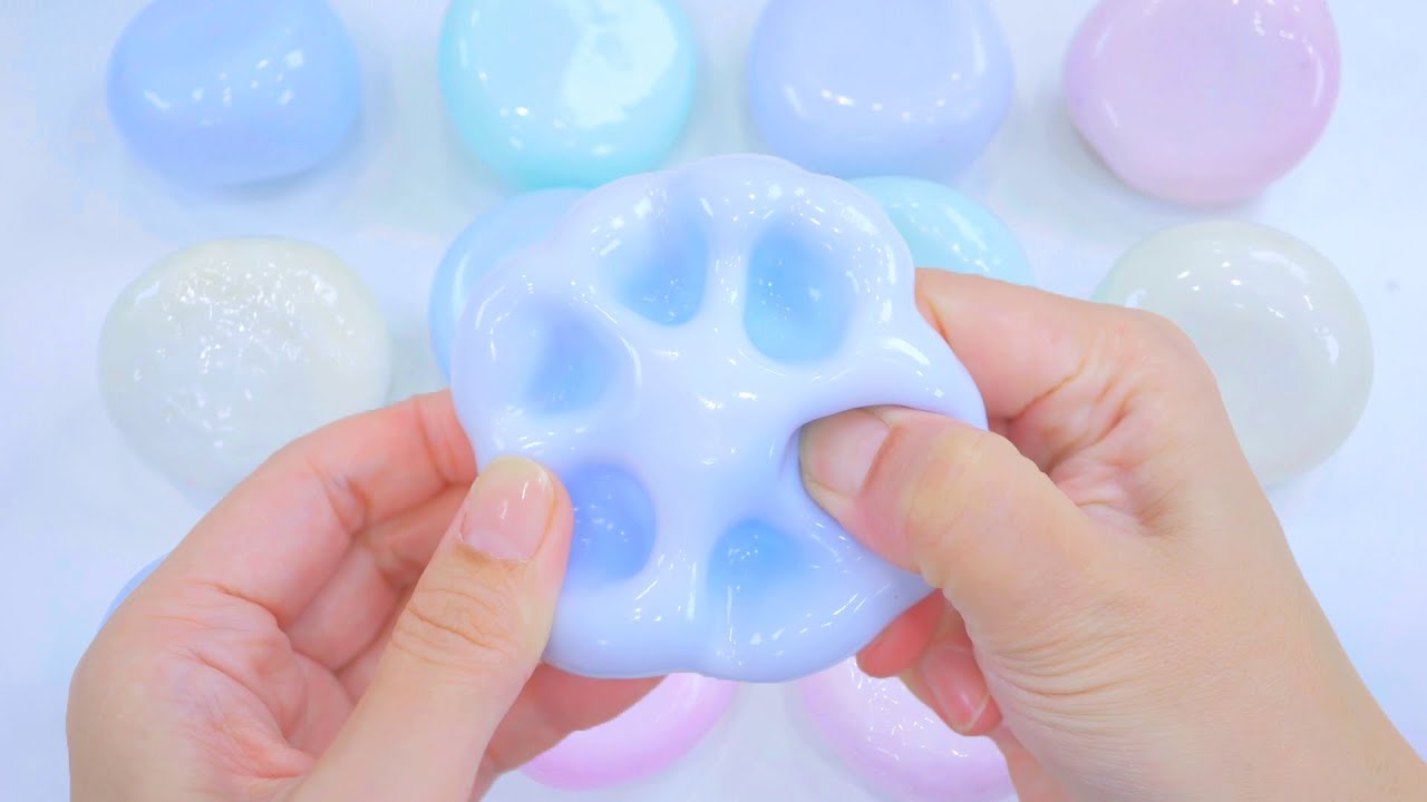 【ASMR】Crunchy Squishy Ball Ice Skin Stress Ball　色んな粒の大きさの砂スクイーズを作って真空パックにしたら最高すぎた