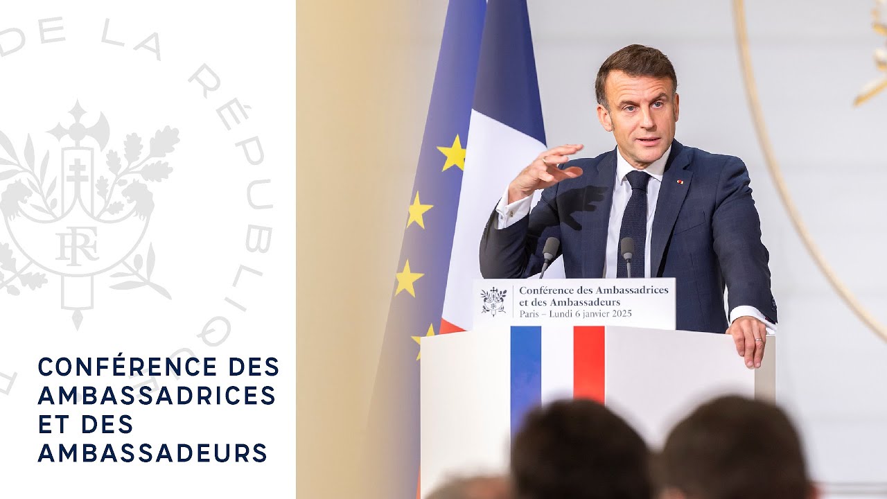 Conférence des Ambassadrices et des Ambassadeurs : le discours du Président Emmanuel Macron.