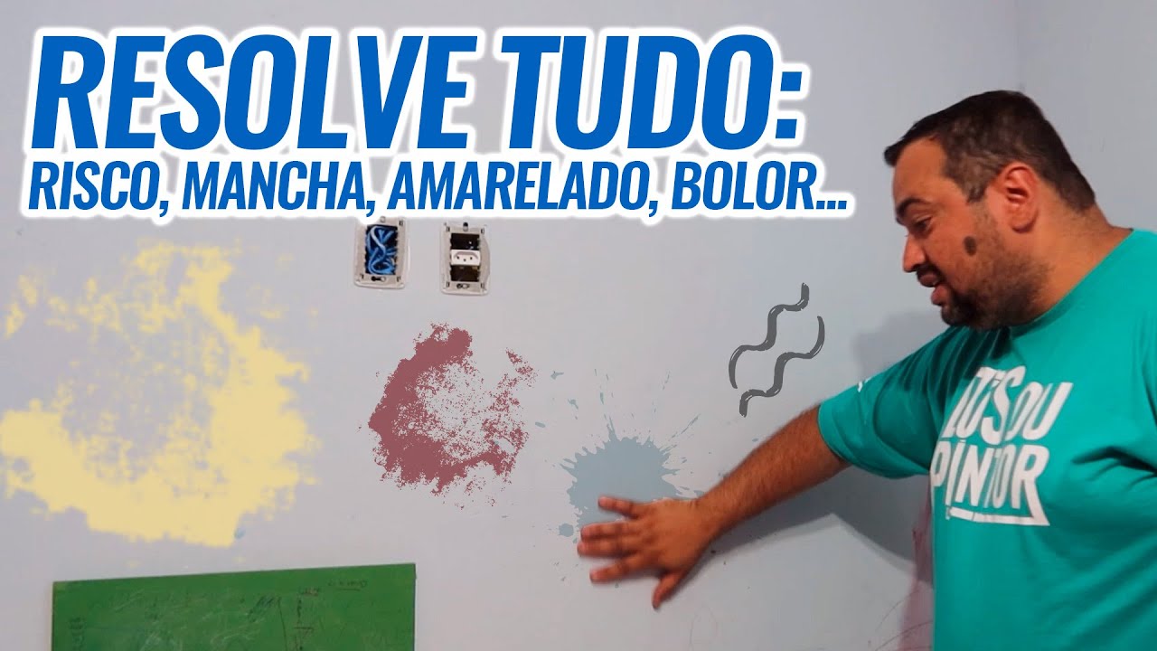 Como tirar MANCHAS na parede