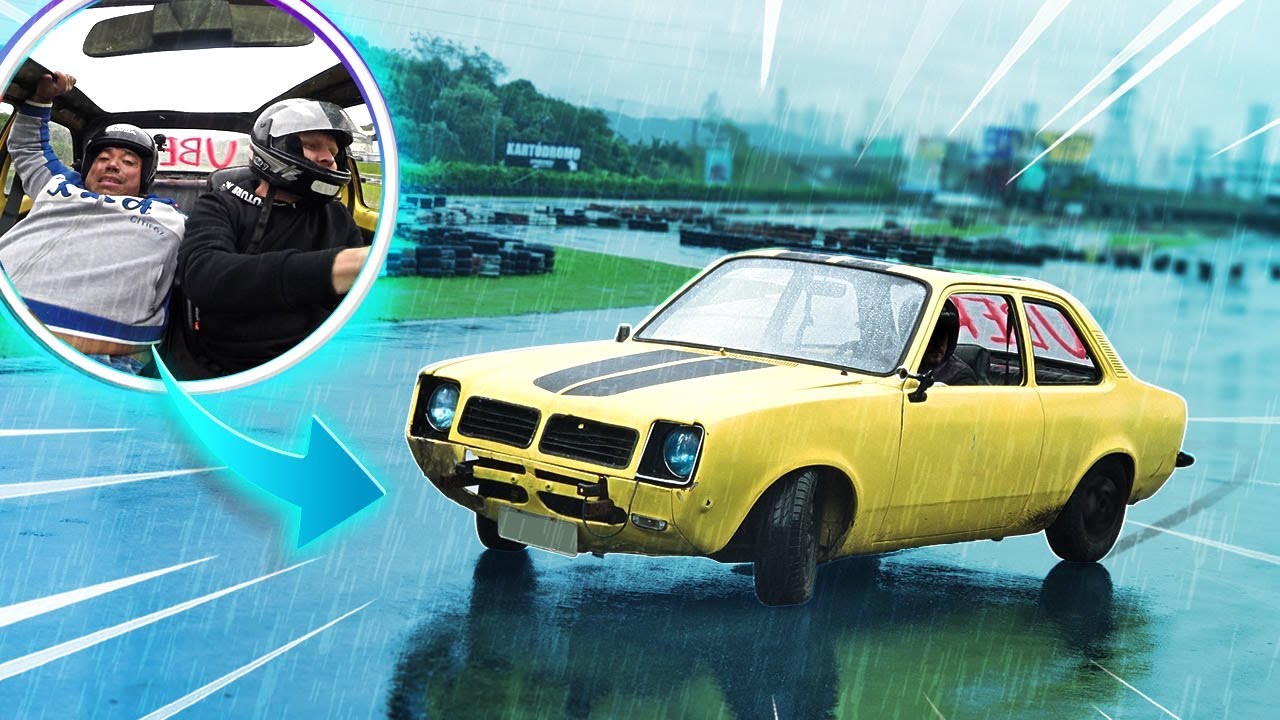 DRIFT INSANO DE CHEVETTE NA CHUVA!