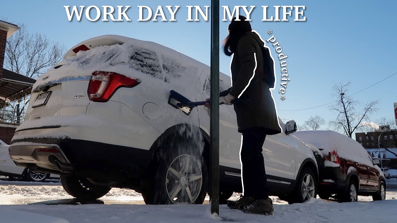 WINTER❄ work day in my life in nyc