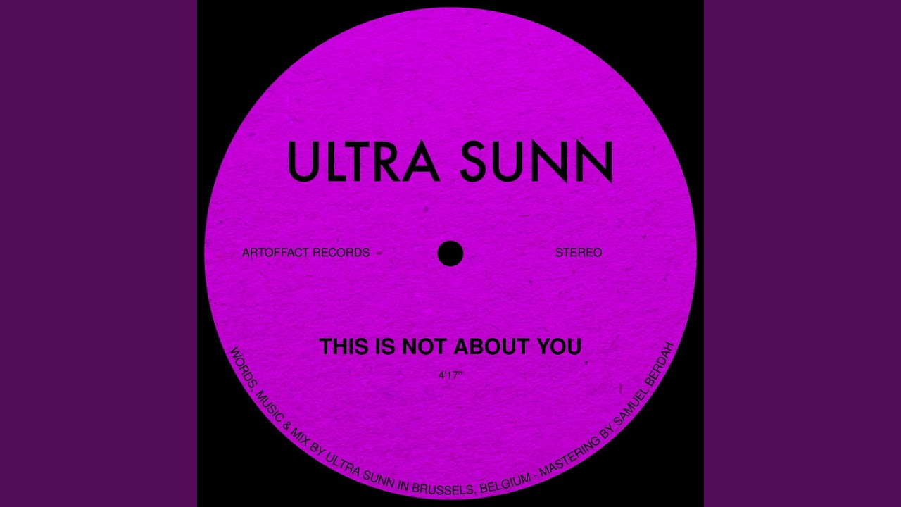 This Is Not About You