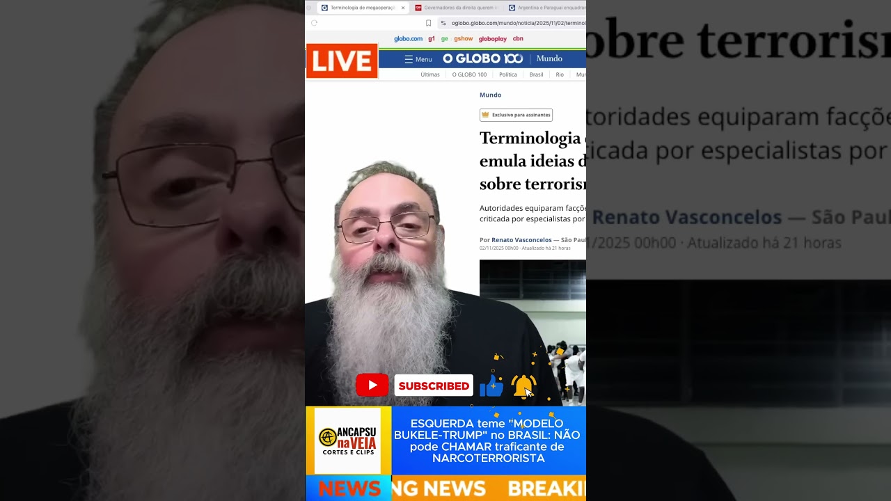 ESQUERDA teme MODELO BUKELE TRUMP no BRASIL... 