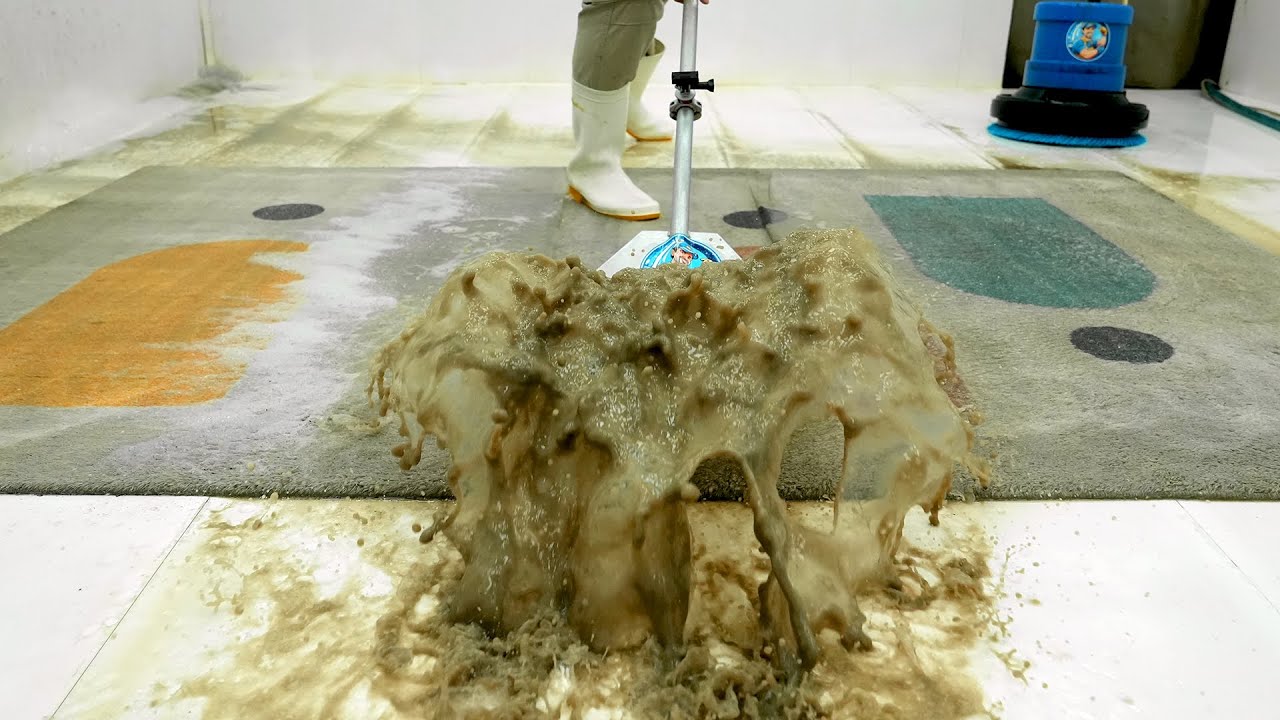 Extreme Mud Removal &ndash; The Most Satisfying Deep Scrub Ever | Carpet Cleaning ASMR