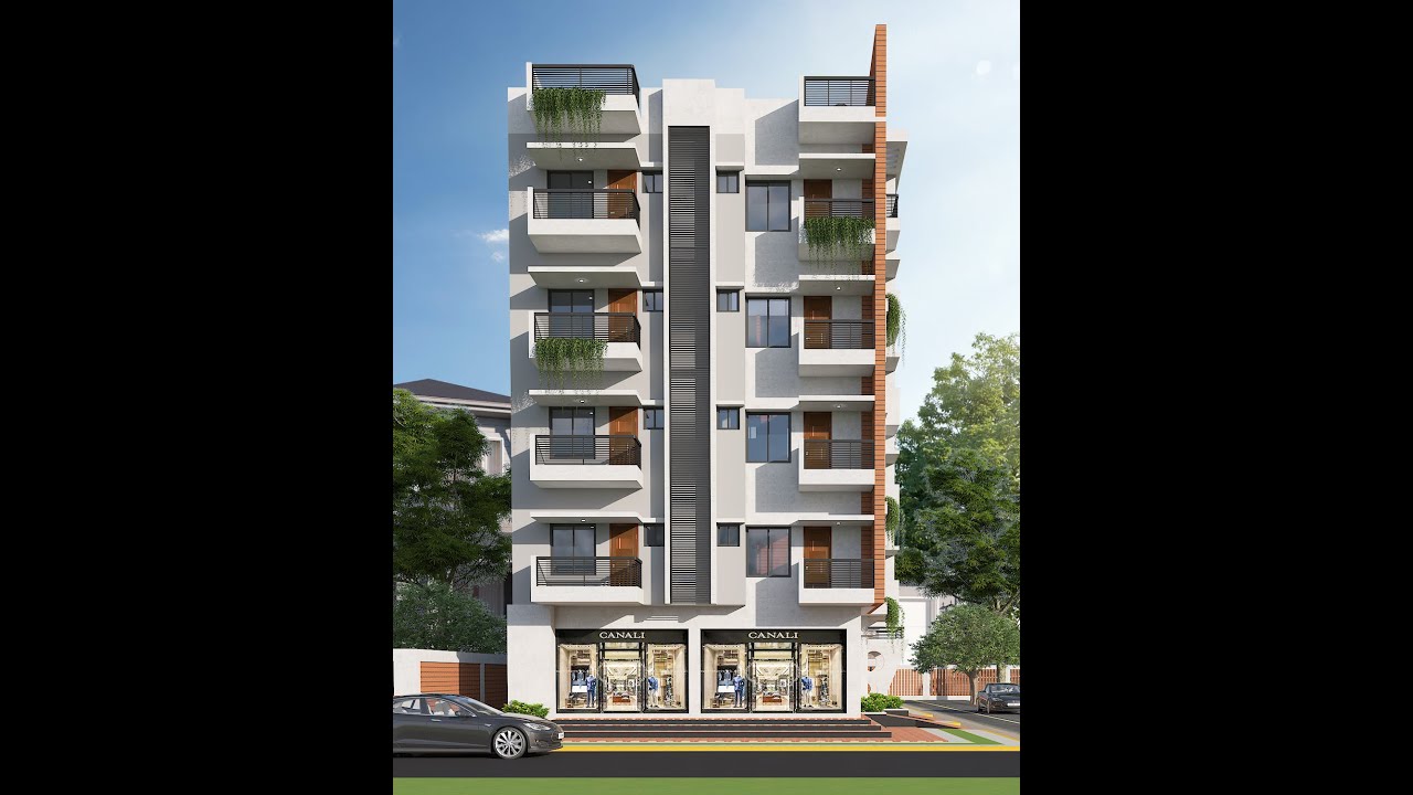 নিচতলায় ডিপার্টমেন্টাল স্টোর এবং পার্কিং, দ্বোতলায় ১ ইউনির এবং তৃতীয় তলা থেকে ২ ইউনিট।