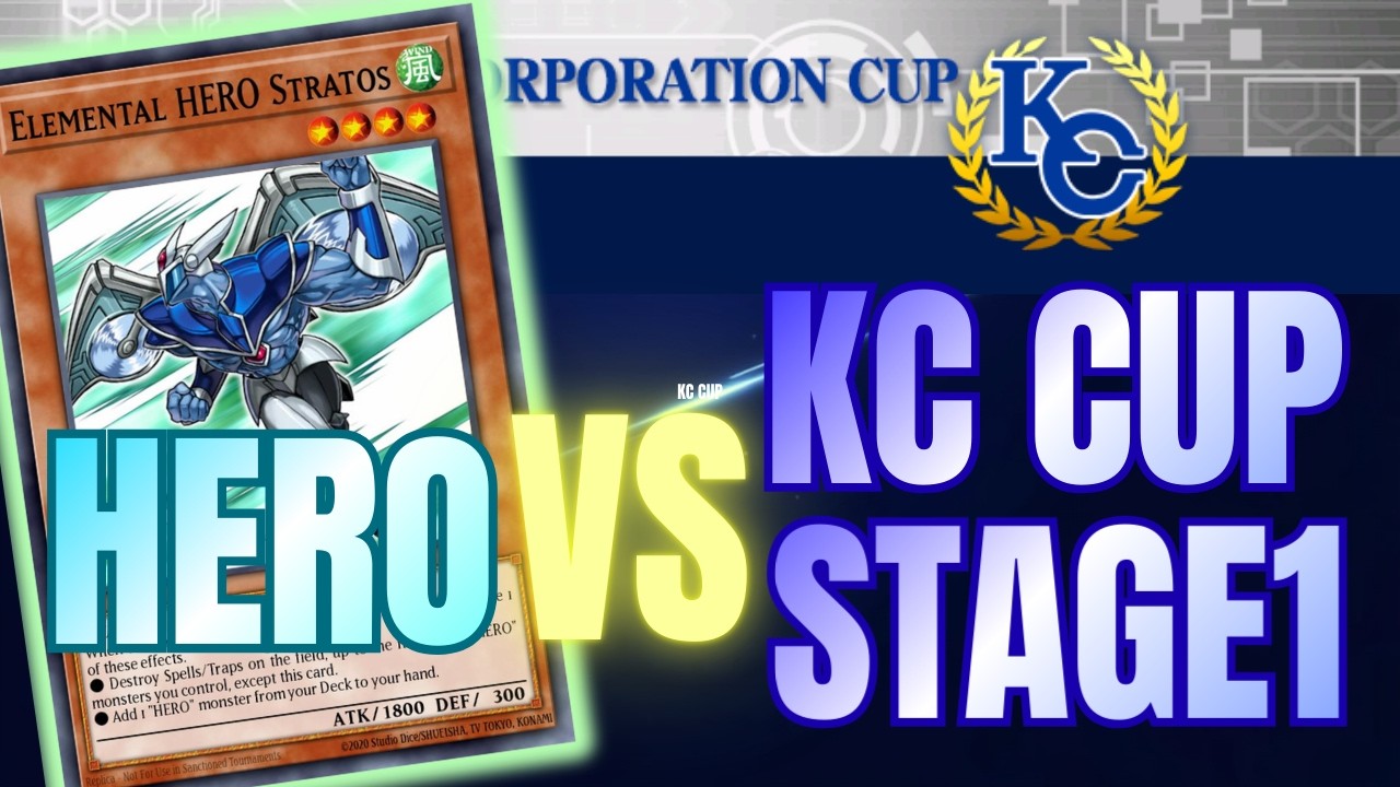 HERO vs KC Cup 1st Stage (Yu-Gi-Oh! Duel Links)