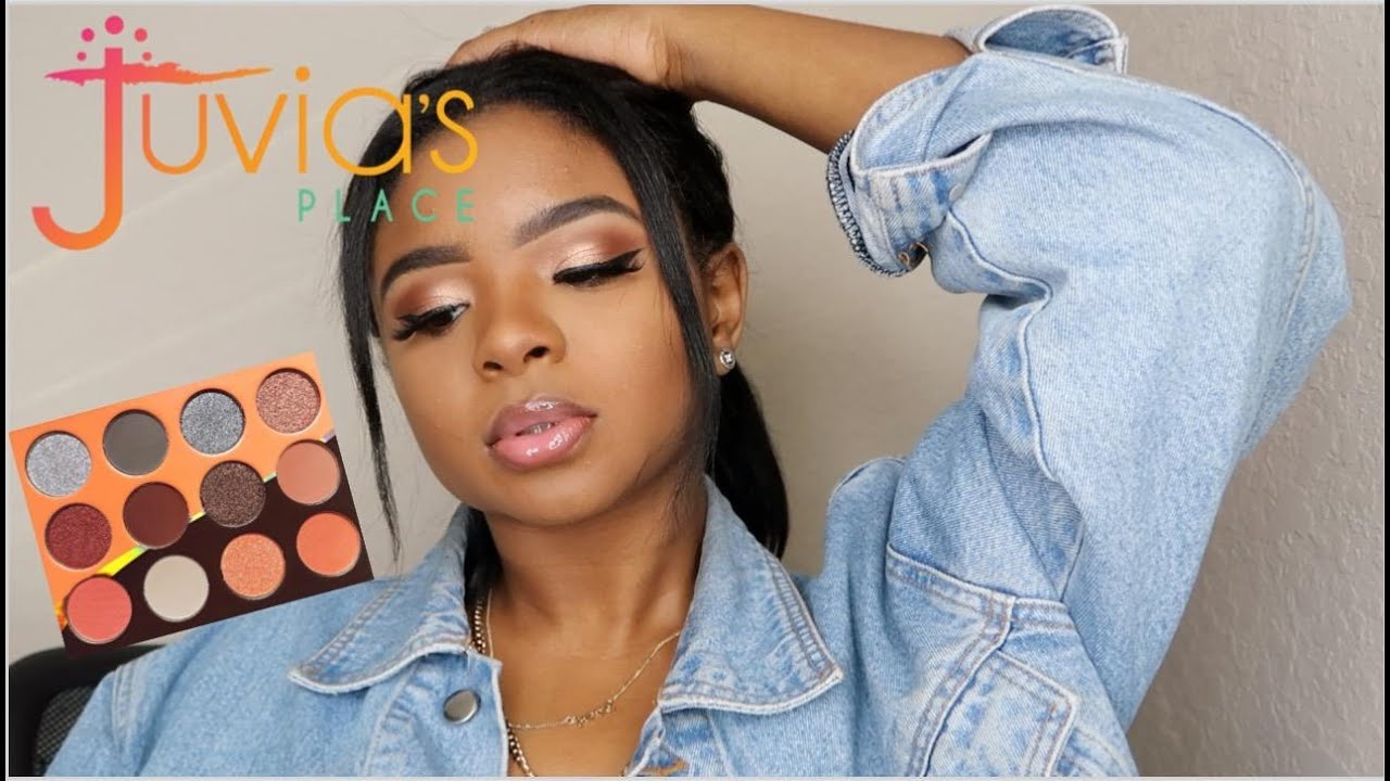 FULL Face Using Juvia's Place Eyeshadow Palette| Brown Smokey Eye