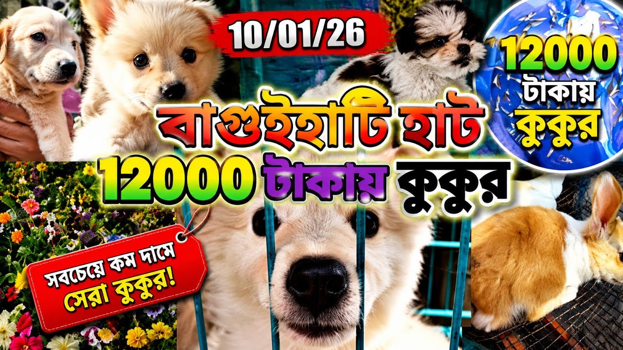 বাগুইহাটি হাট ll Pet Market in Kolkata ll  Baguehati Pet Market ll Dog Market in Kolkata Price.
