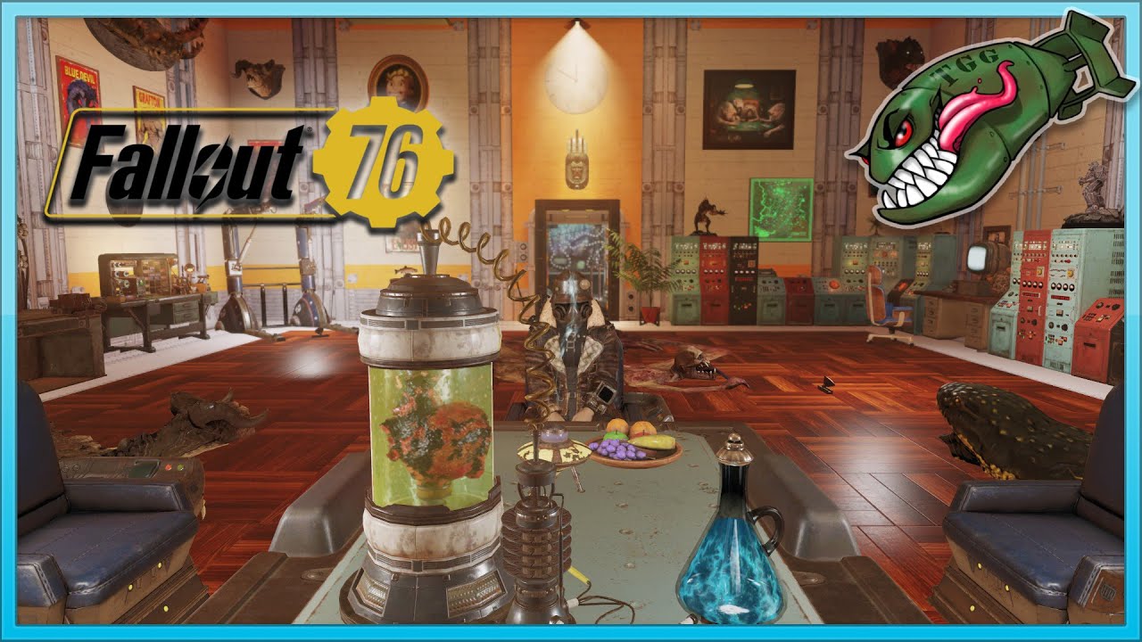 Fallout 76 | Vault Lobby and Atrium Shelter Builds #12