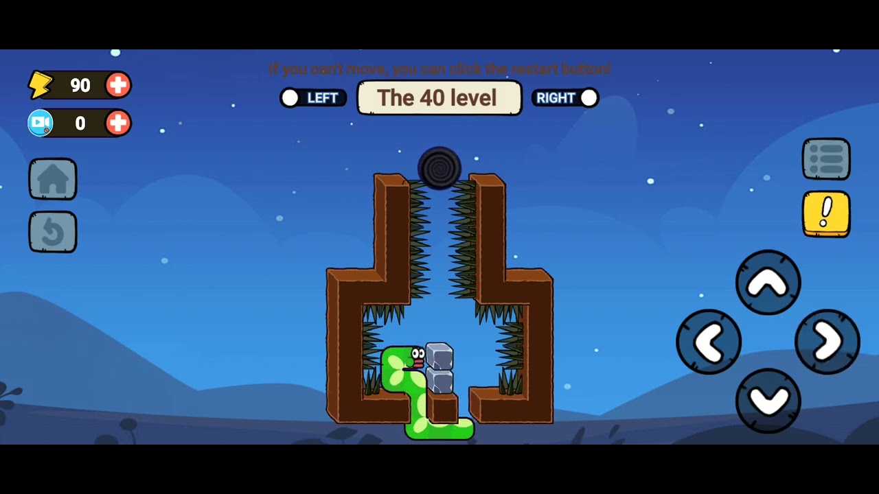 Apple Worm Gameplay levels 40 to 44