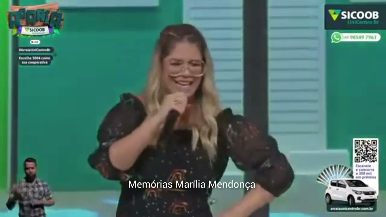 Marília Mendonça Cantando Na Live Sicoob UniCentro Br.