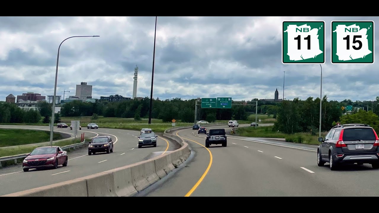 Driving into Moncton, NB - Route 15 (Wheeler Boulevard) - New Brunswick - 2024/35