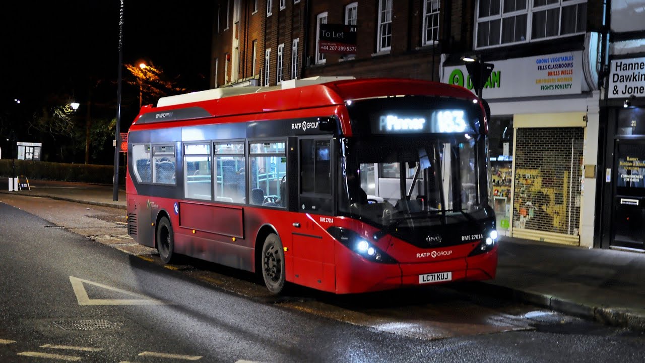**FIRST TIME** RATP Group | Route 183 | BME27014, LC71KUJ | Brent Green - Kingsbury, Slough Lane