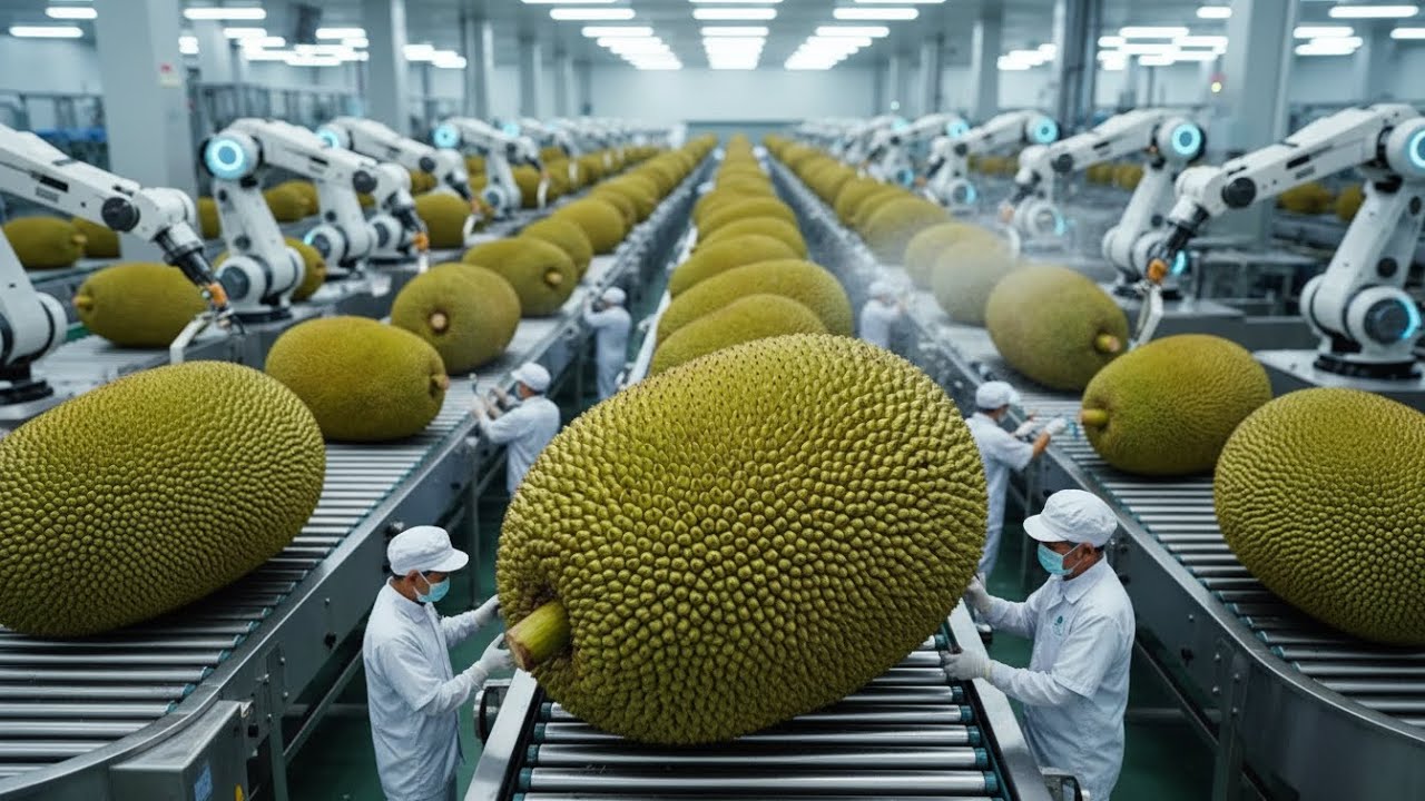 Inside the Jackfruit Factory: From Harvest to Packaging (Full Process)