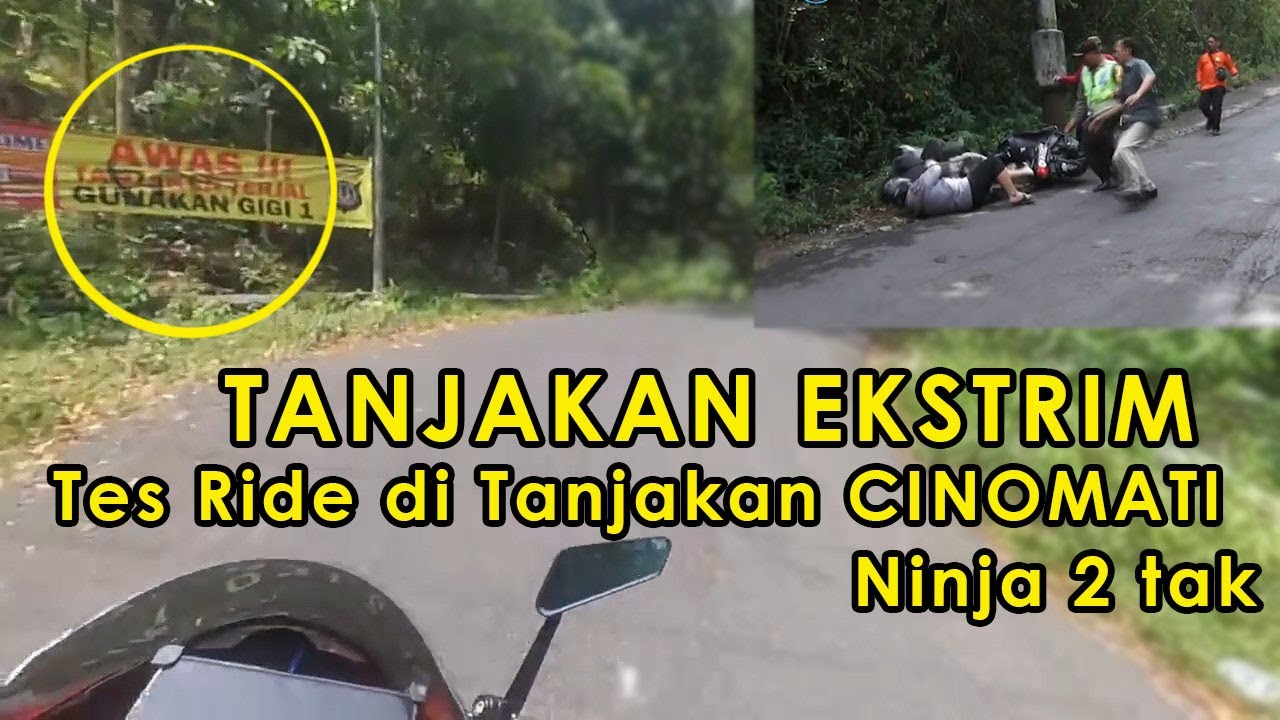 Test Ride di Tanjakan Cinomati - Part 1 - KAWASAKI NINJA 150cc 2TAK