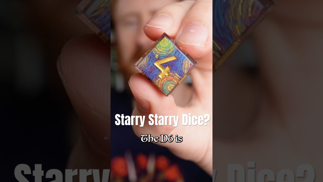 WAS Van Gogh a dice maker? #dnd #dice #review #deckofdmthings
