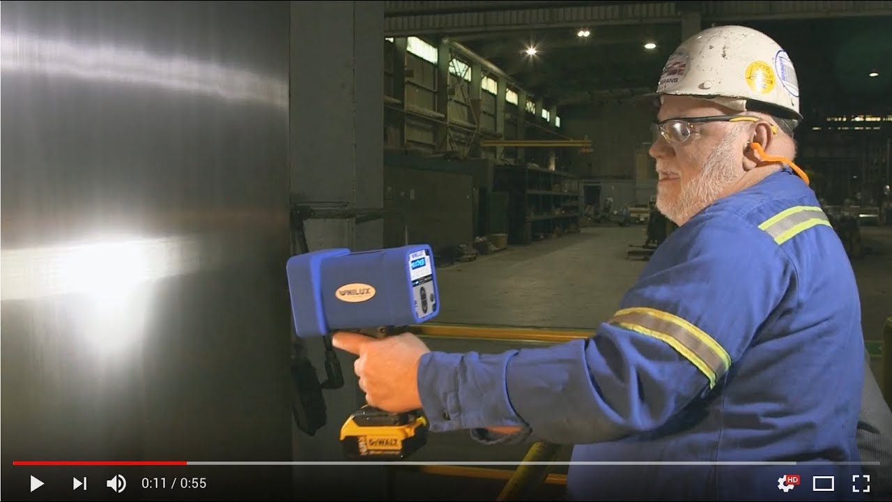 Steel surface inspection with the LED Beacon