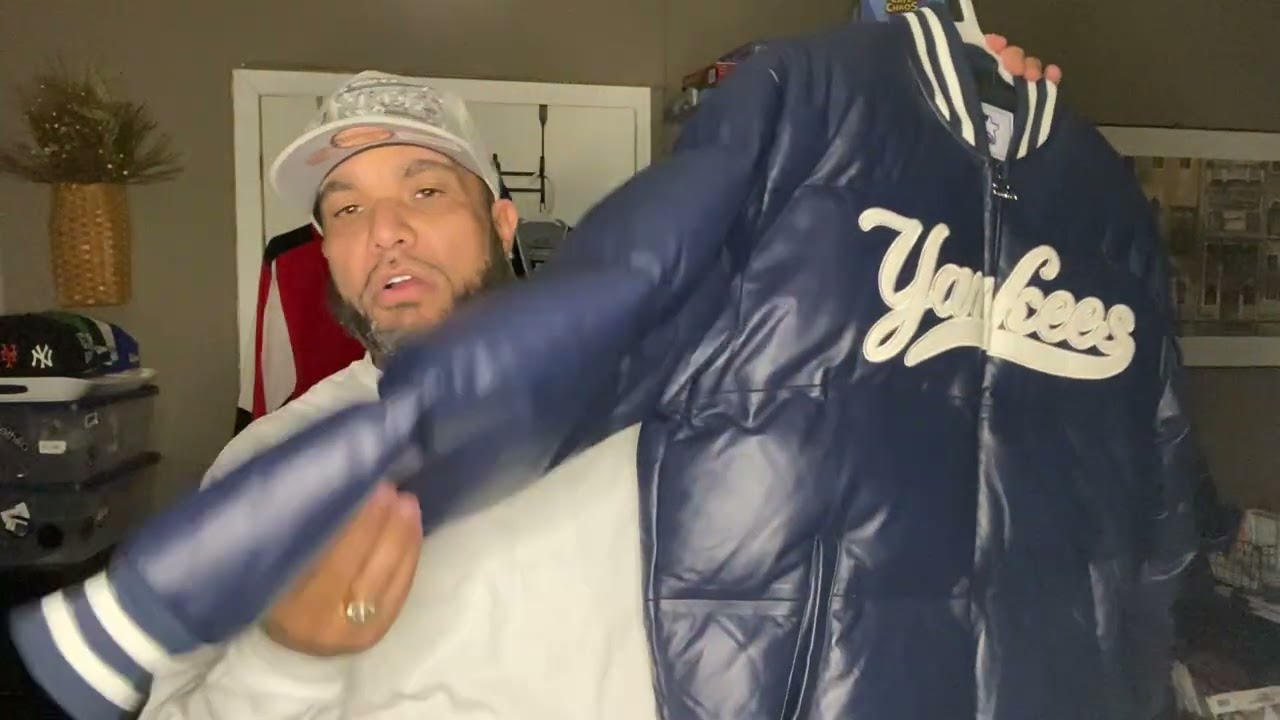 New York Yankees bubble coat
