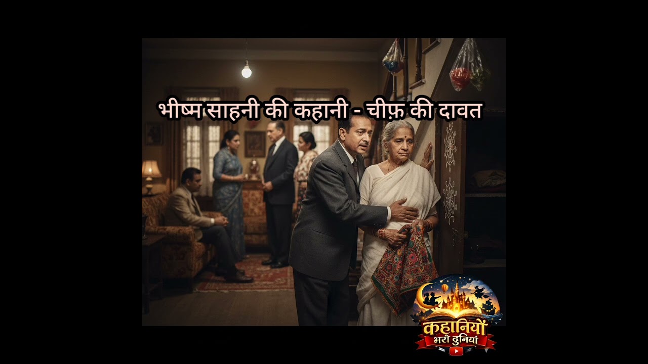चीफ़ की दावत (कहानी) - भीष्म साहनी। हिन्दी ऑडियो कहानियां। Audio। Moral Story।@Kahaniyonbhariduniya 