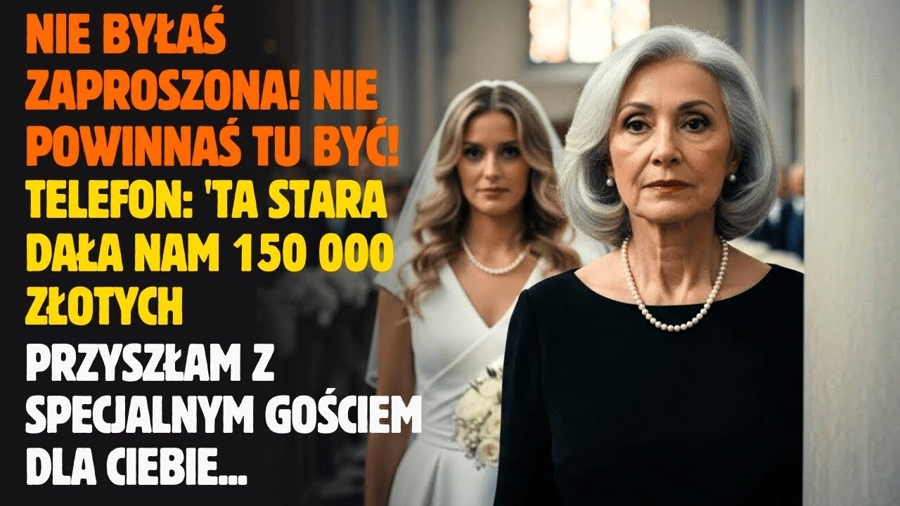 Na ŚLUBIE syna synowa wyrzuciła mnie z ceremonii. Wtedy ANULOWAŁAM wszystkie płatności...