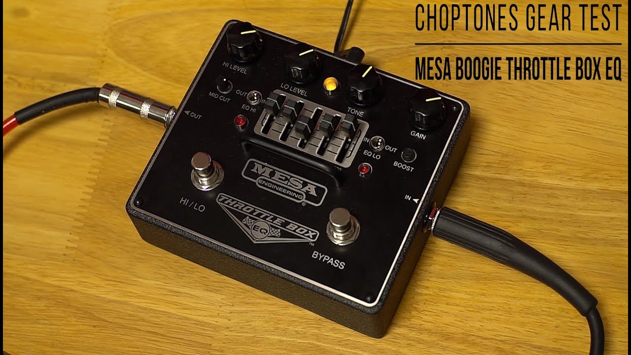 Mesa Boogie Throttle Box EQ Distortion Pedal | Playthrough