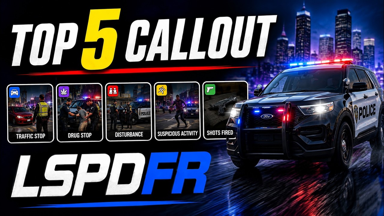 Топ-5 лучших плагинов вызовов для LSPDFR (2026)