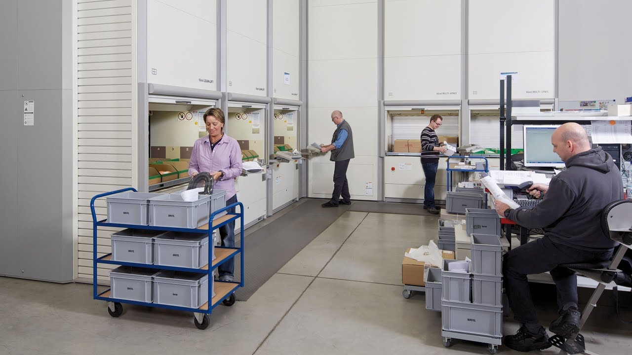 Optimal space utilization with the H&auml;nel Multi-Space&reg; at GERSTEL GmbH & Co. KG